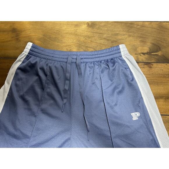 Victoria's Secret Pink Mesh Tech Wide Leg Pants Relaxed Fit Blue Womens Size Med - Picture 4 of 10